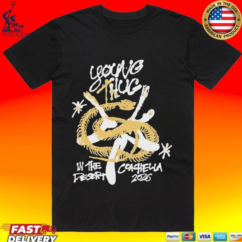 Young Thug In The Desert Coachella 2026 T-shirt