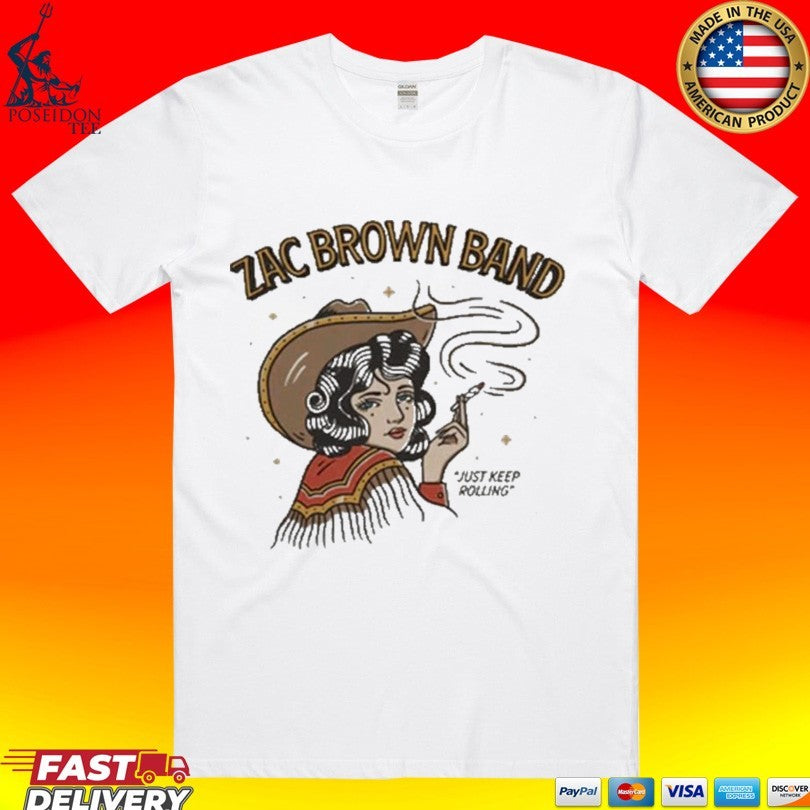 Zac Brown Band 420 Day 2026 Just Keep Rolling T-shirt